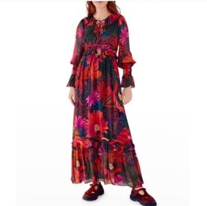 NWT FARM RIO MAXI DRESS FLORAL